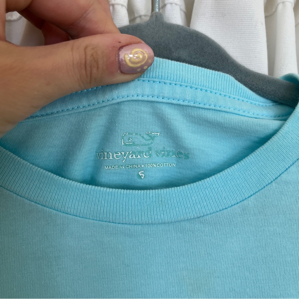 vineyard vines boys size 6 long sleeve pocket 100% cotton shirt - Picture 2 of 4
